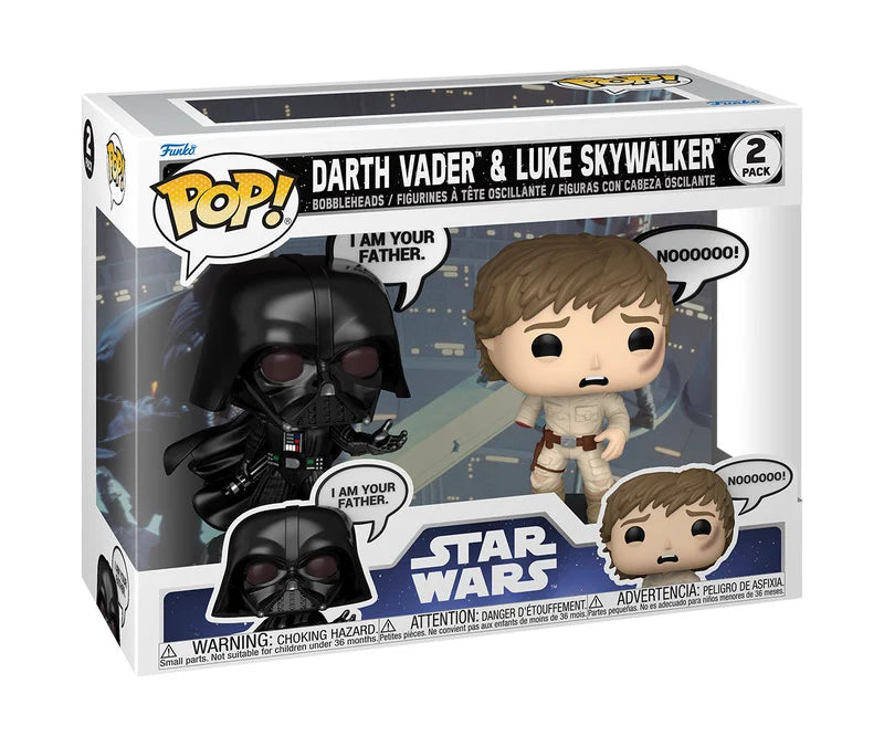 Star Wars Darth Vader & Luke Skywalker (I Am Your Father) Funko Pop! Two-Pack Figure