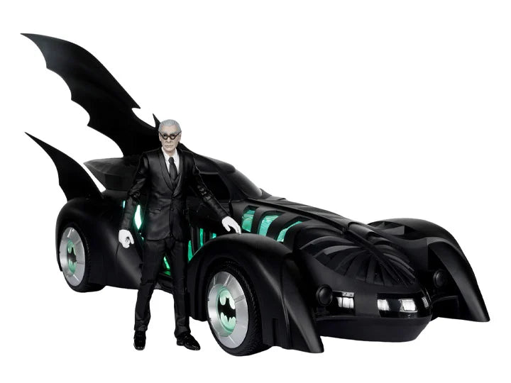 Batman Forever DC Multiverse Gold Label Alfred Pennyworth & Batmobile Set (McFarlane Toys)