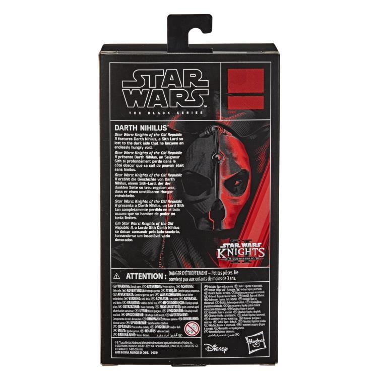 Star Wars: The Black Series Gaming Greats Darth Nihilus (Knights of the Old Republic II) Action Figure (Hasbro)