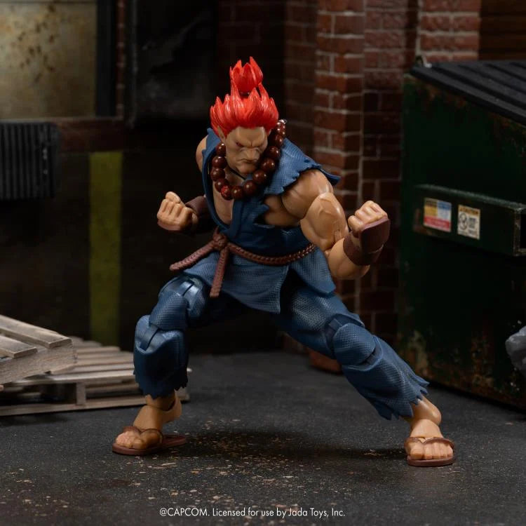🔥PRESALE🔥Ultra Street Fighter II: The Final Challengers Akuma 1/12 Scale Action Figure (Jada Toys)
