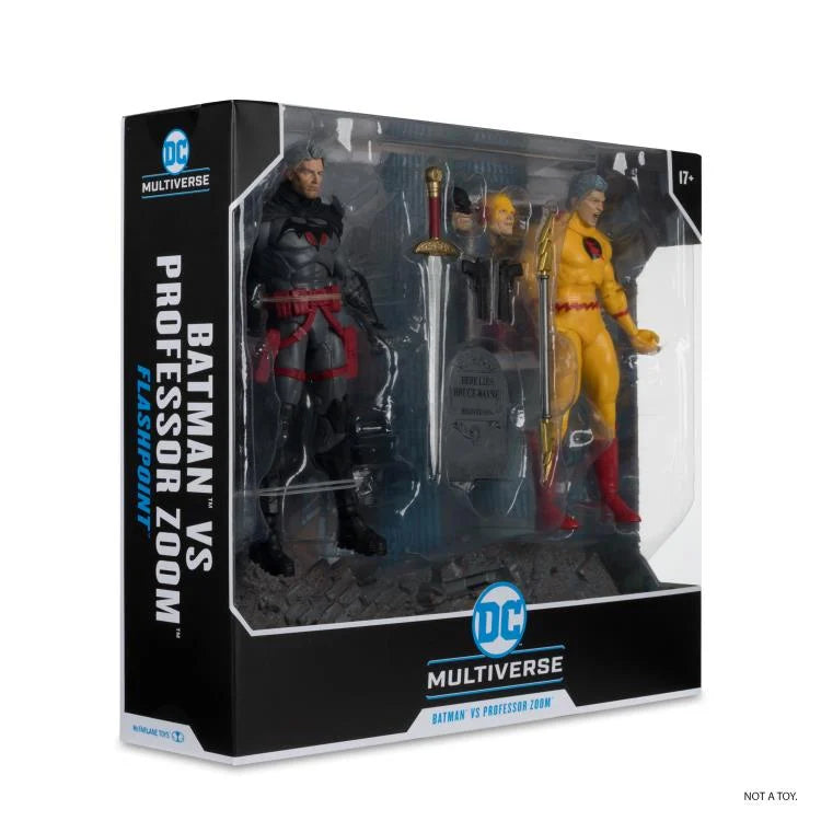 Flashpoint DC Multiverse Batman vs. Professor Zoom Action Figure Two-Pack (McFarlane Toys)