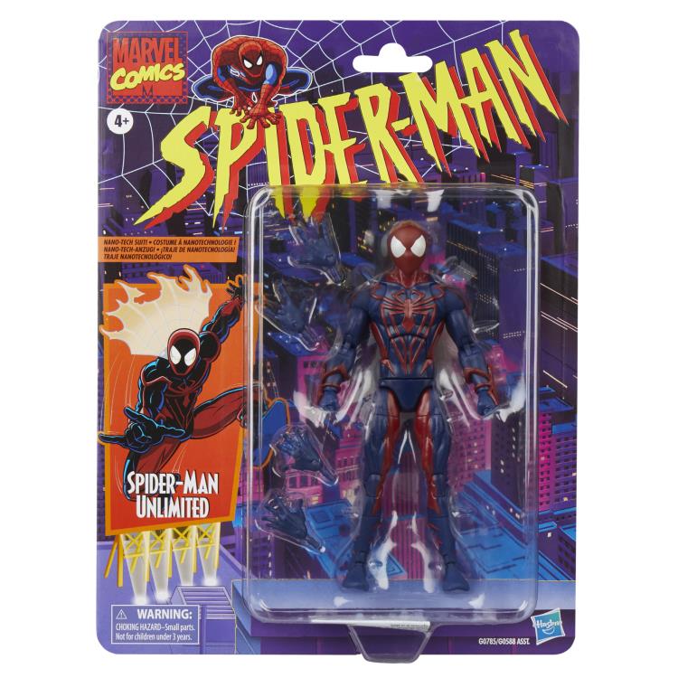 Spider-Man Marvel Legends Retro Collection Spider-Man Unlimited Action Figure (Hasbro)