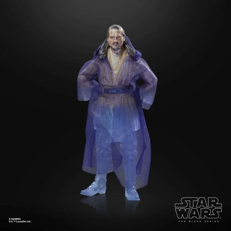 Star Wars The Black Series Qui-Gon Jinn 6-Inch (Force Spirit) Exclusive Action Figure (Hasbro)