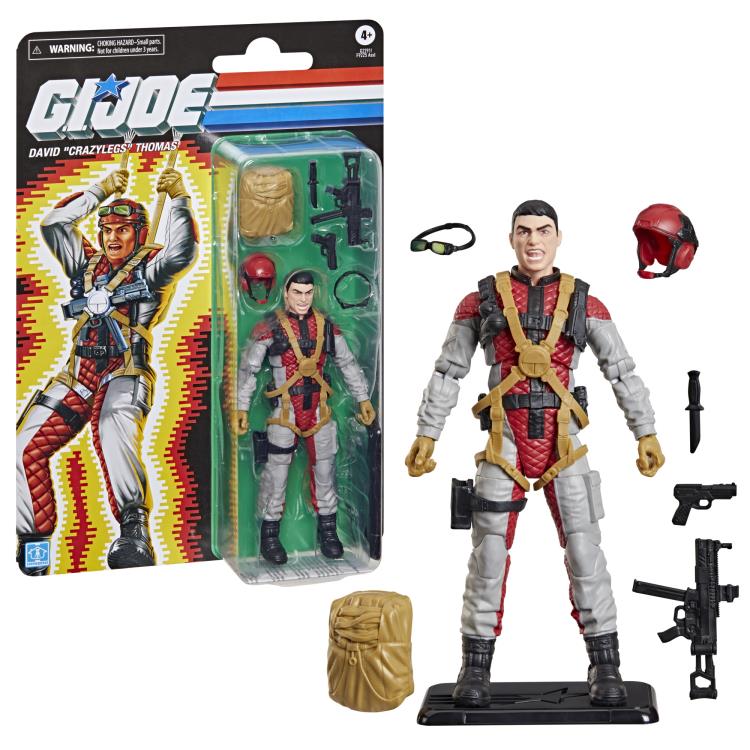 🔥PRESALE🔥G.I. Joe Classified Series Retro Collection David "Crazylegs" Thomas Action Figure (Hasbro)
