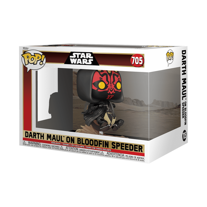 Star Wars: Episode I - The Phantom Menace Darth Maul on Bloodfin Speeder Deluxe Funko Pop! Ride #705