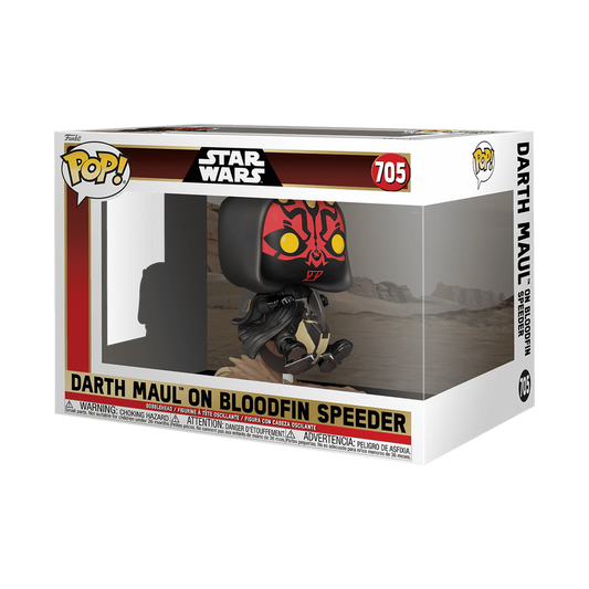 Star Wars: Episode I - The Phantom Menace Darth Maul on Bloodfin Speeder Deluxe Funko Pop! Ride #705