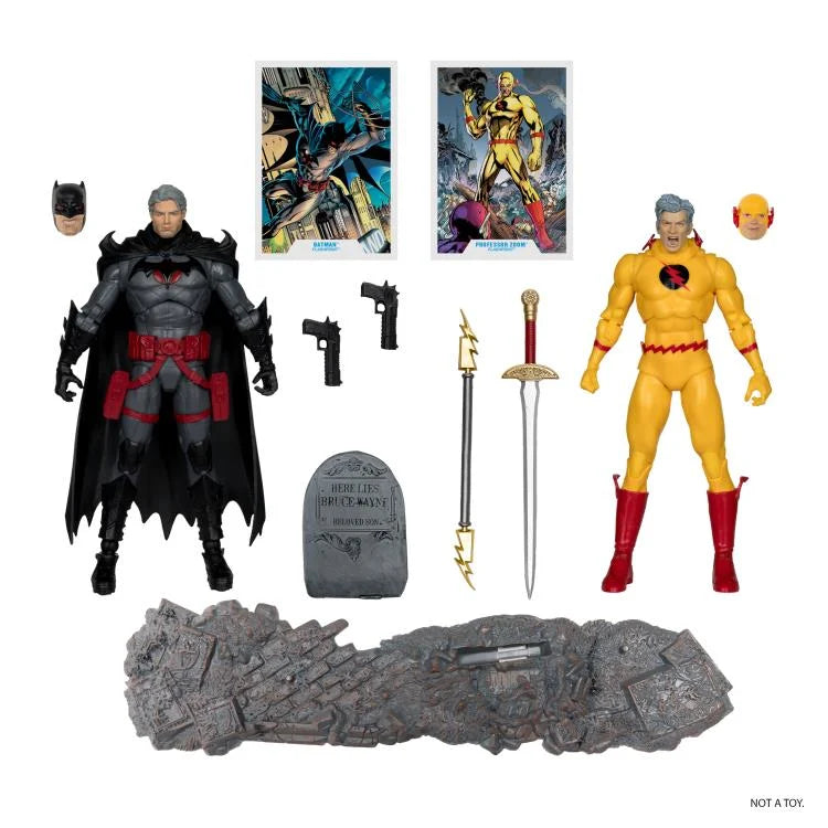 Flashpoint DC Multiverse Batman vs. Professor Zoom Action Figure Two-Pack (McFarlane Toys)