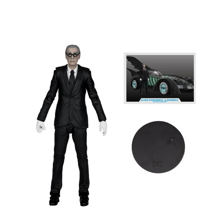 Batman Forever DC Multiverse Gold Label Alfred Pennyworth & Batmobile Set (McFarlane Toys)