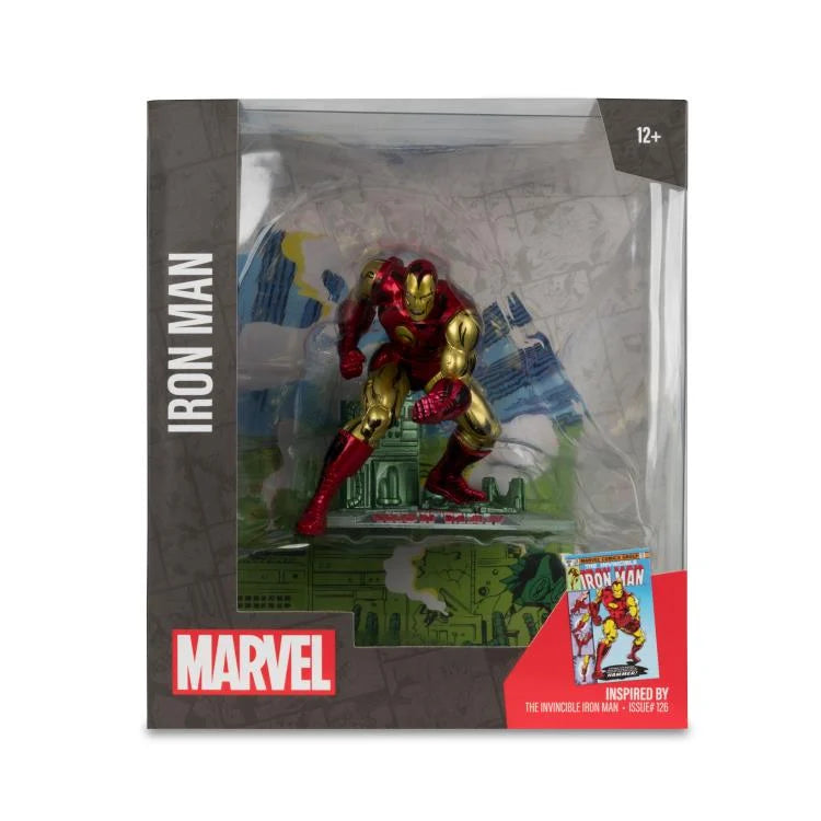 Marvel Comics Iron Man (The Invincible Iron Man #126) 1/10 Scale Figure (McFarlane Toys)