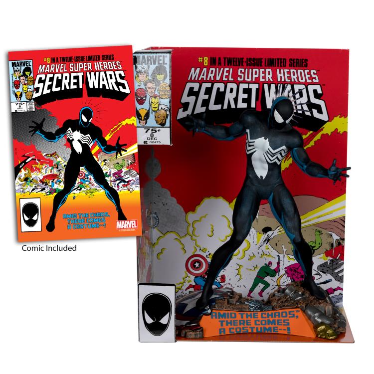 Marvel Comics Spider-Man (Secret Wars #8) 1/6 Scale Figure (McFarlane Toys)