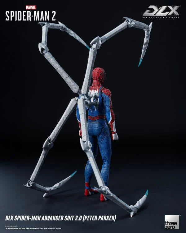 🔥PRESALE🔥Marvel's Spider-Man 2 DLX Spider-Man Advanced Suit 2.0 (Peter Parker) Action Figure (Threezero)