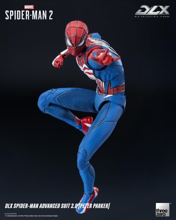 🔥PRESALE🔥Marvel's Spider-Man 2 DLX Spider-Man Advanced Suit 2.0 (Peter Parker) Action Figure (Threezero)