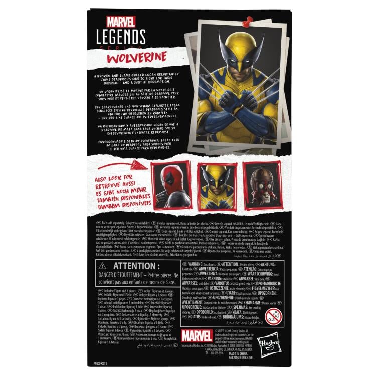 Deadpool & Wolverine Marvel Legends Wolverine Action Figure (Hasbro)