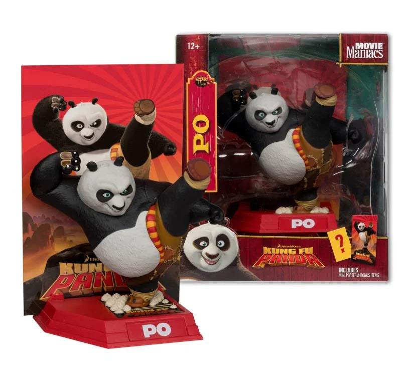 Kung Fu Panda Movie Maniacs Po 6" Limited Edition Figure (McFarlane Toys)