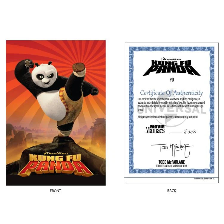Kung Fu Panda Movie Maniacs Po 6" Limited Edition Figure (McFarlane Toys)