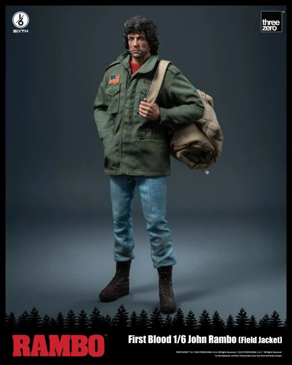 🔥PRESALE🔥Rambo: First Blood John Rambo (Field Jacket) 1/6 Scale Action Figure (Threezero)