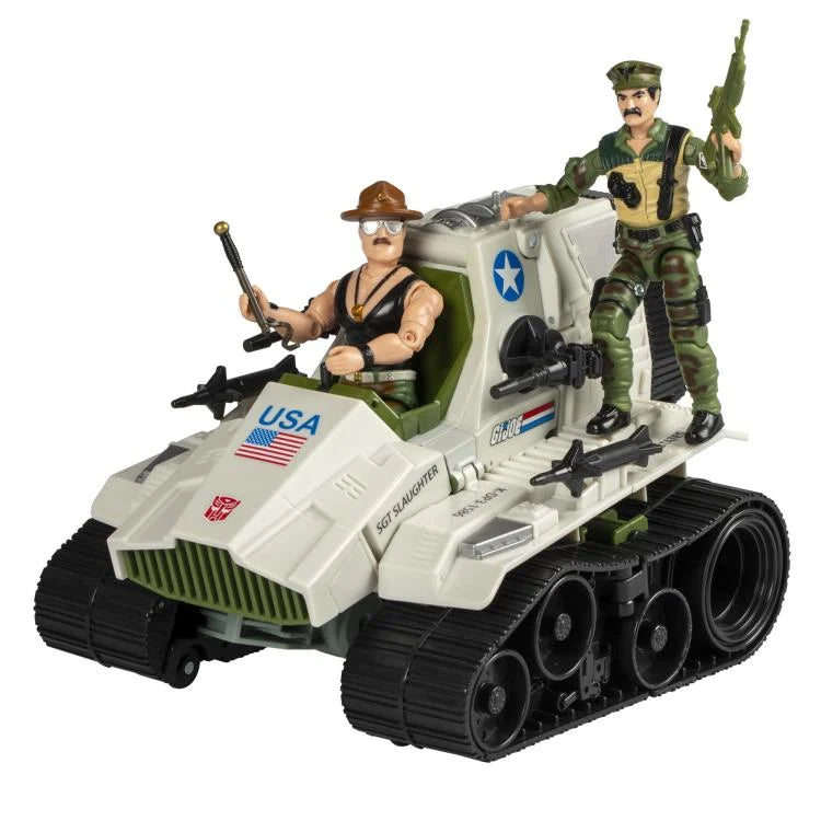 Transformers Collaborative G.I. Joe x Transformers Autobot Kup Triple "T" with Sgt. Slaughter and Leatherneck (Hasbro)
