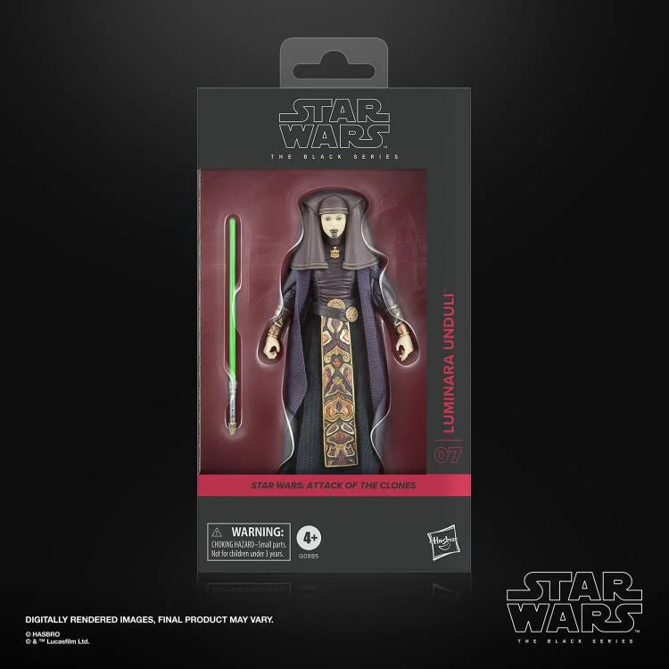 Star Wars: The Black Series 6" Luminara Unduli (Attack of the Clones) Action Figure (Hasbro)