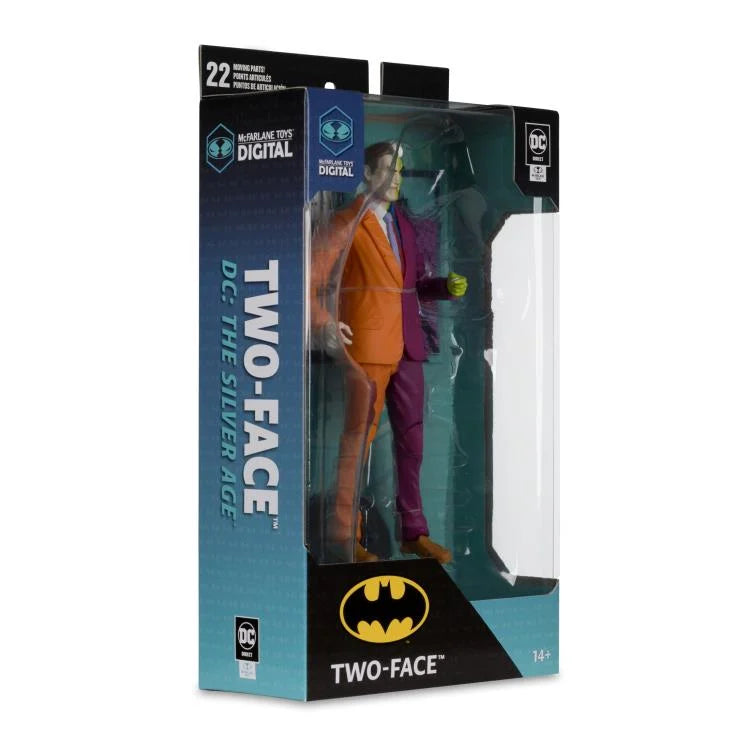 DC: The Silver Age Two-Face 7" Action Figure (With Digital Code) (McFarlane Toys)