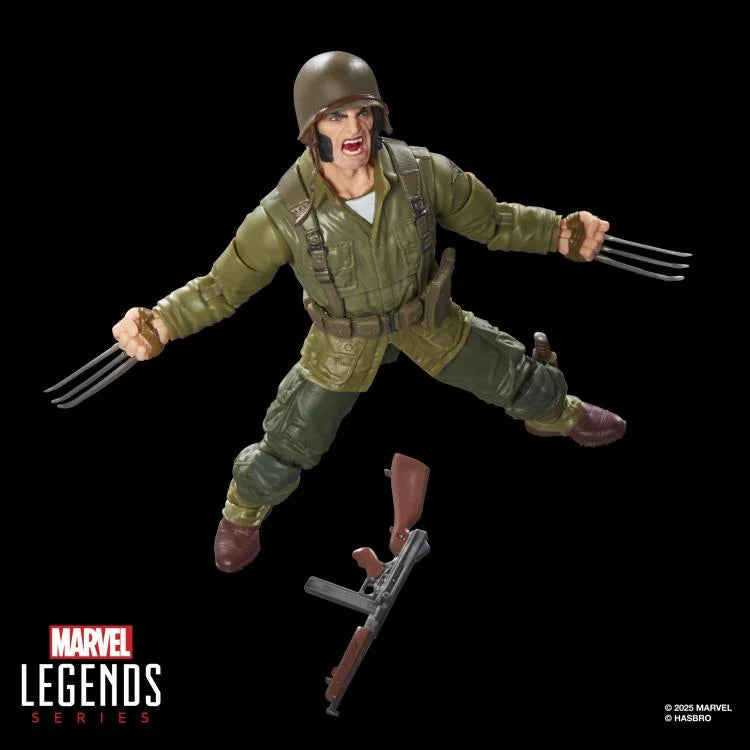 🔥PRESALE🔥X-Men Marvel Legends Wolverine (WWII Logan) Action Figure (Executioner BAF) (Hasbro)