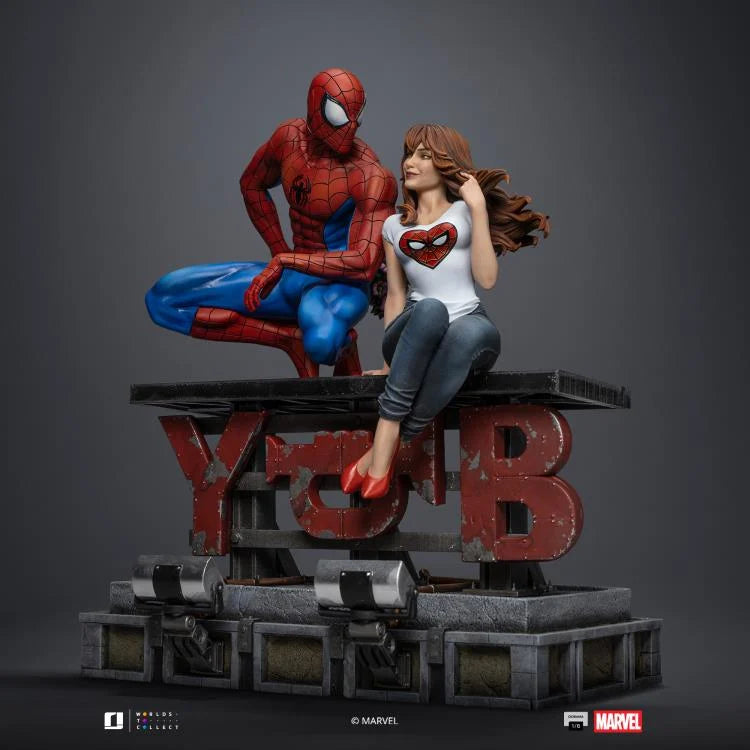 🔥PRESALE🔥Marvel Comics Spider-Man and Mary Jane 1/6 Scale Limited Edition Diorama (Iron Studios)