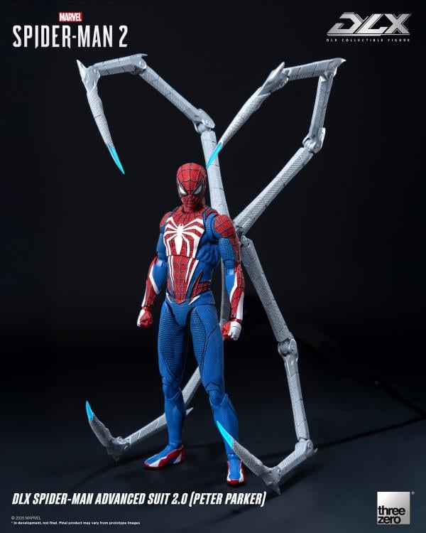 🔥PRESALE🔥Marvel's Spider-Man 2 DLX Spider-Man Advanced Suit 2.0 (Peter Parker) Action Figure (Threezero)