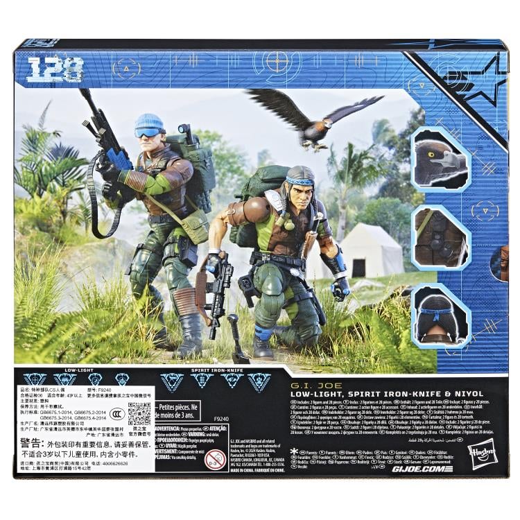 G.I. Joe Classified Series #128 Mad Marauders Low-Light, Spirit Iron-Knife and Niyol Exclusive Action Figure Three-Pack (Hasbro)