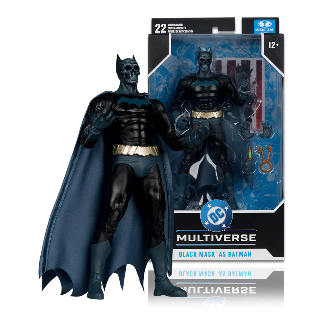 Beneath the Mask DC Multiverse Black Mask as Batman Action Figure (McFarlane Toys)