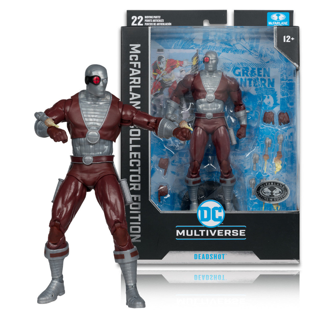 DC Classic DC Multiverse Collector Edition Deadshot (Platinum Edition) Action Figure (McFarlane Toys)