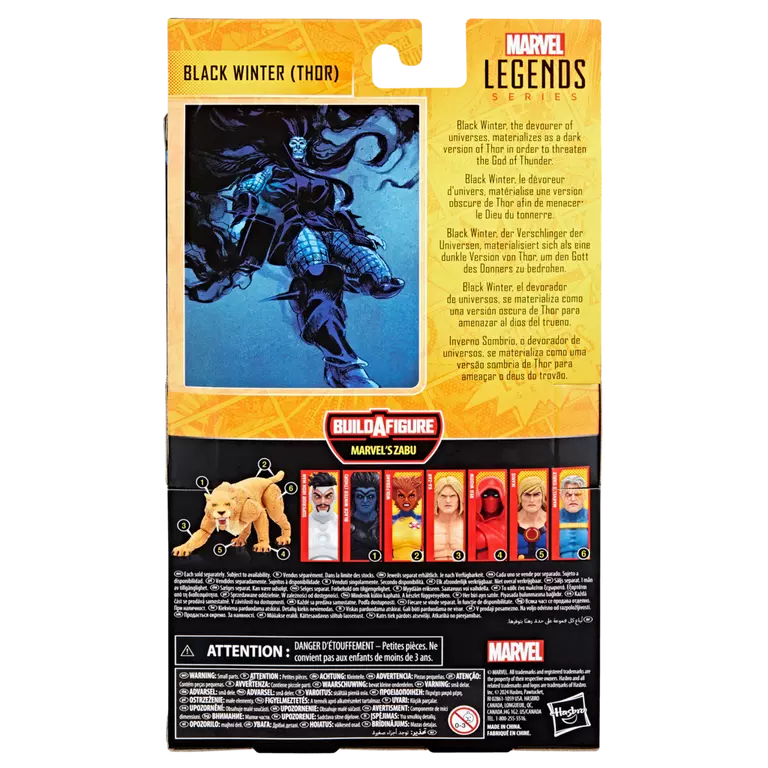 Thor Marvel Legends Black Winter (Thor) Action Figure (Marvel's Zabu BAF) (Hasbro)