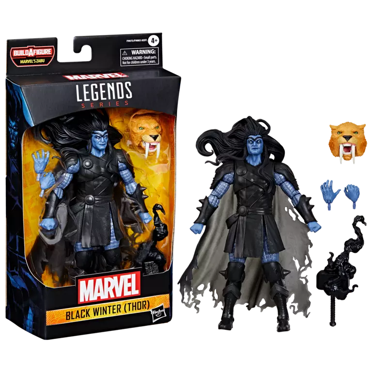 Thor Marvel Legends Black Winter (Thor) Action Figure (Marvel's Zabu BAF) (Hasbro)