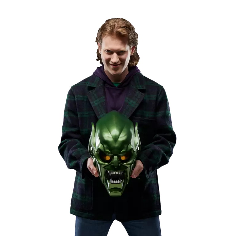 Spider-Man: No Way Home Marvel Legends Green Goblin 1:1 Scale Wearable Helmet (Hasbro)