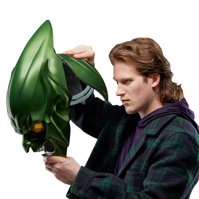 Spider-Man: No Way Home Marvel Legends Green Goblin 1:1 Scale Wearable Helmet (Hasbro)