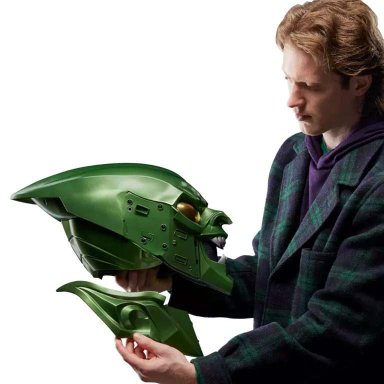 Spider-Man: No Way Home Marvel Legends Green Goblin 1:1 Scale Wearable Helmet (Hasbro)