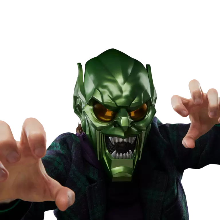 Spider-Man: No Way Home Marvel Legends Green Goblin 1:1 Scale Wearable Helmet (Hasbro)