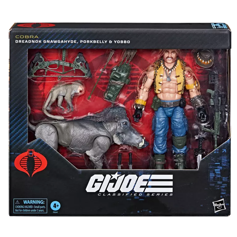 G.I. Joe Classified Series #125 Dreadnok Gnawgahyde, Porkbelly and Yobbo Three-Pack (Hasbro)