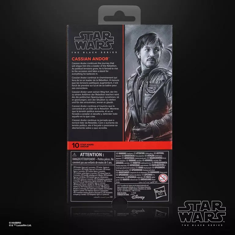 Star Wars The Black Series Andor Cassian Andor 6-Inch Action Figure (Hasbro)