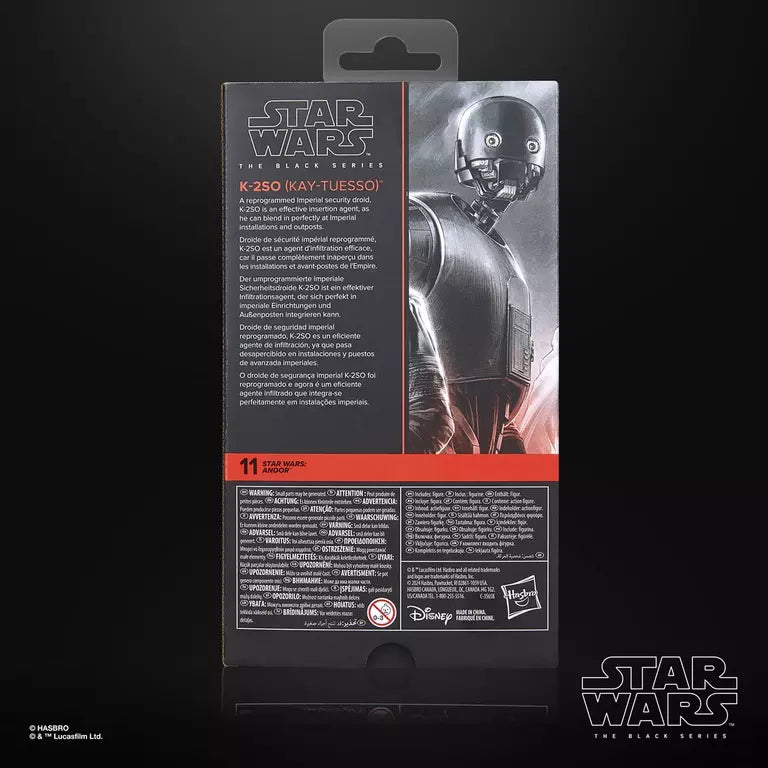 Star Wars The Black Series Andor K-2SO (Kay-Tuesso) 6-Inch Action Figure (Hasbro)