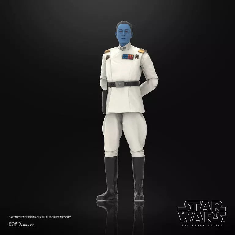 Star Wars The Black Series Ahsoka Grand Admiral Thrawn 6-Inch Action Figure (Hasbro)