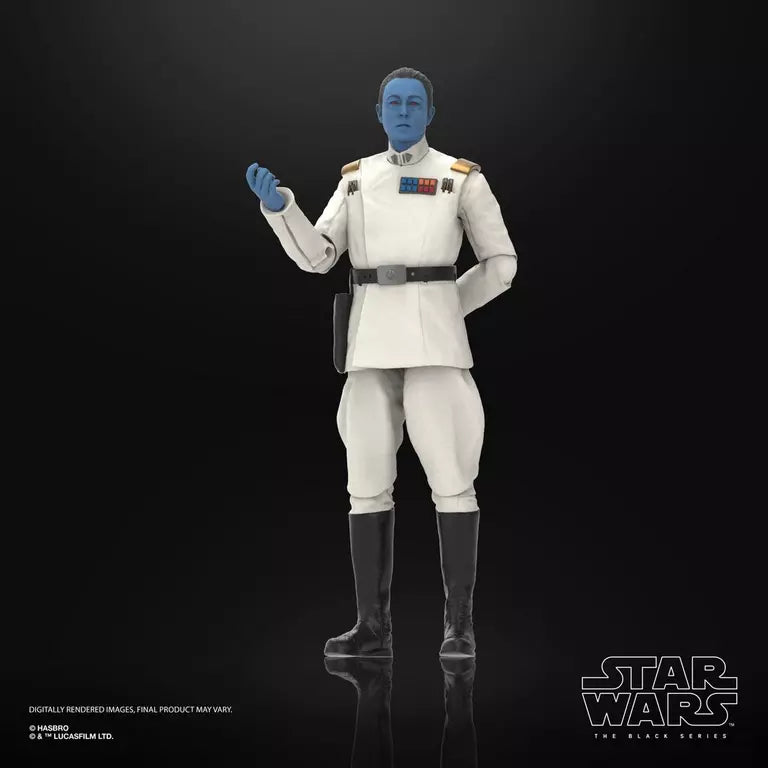Star Wars The Black Series Ahsoka Grand Admiral Thrawn 6-Inch Action Figure (Hasbro)