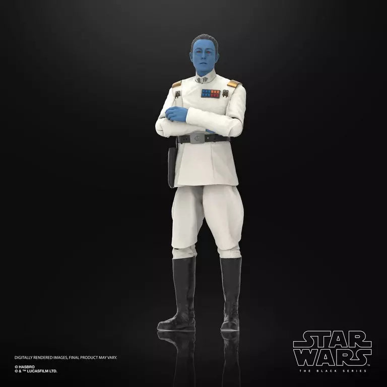 Star Wars The Black Series Ahsoka Grand Admiral Thrawn 6-Inch Action Figure (Hasbro)