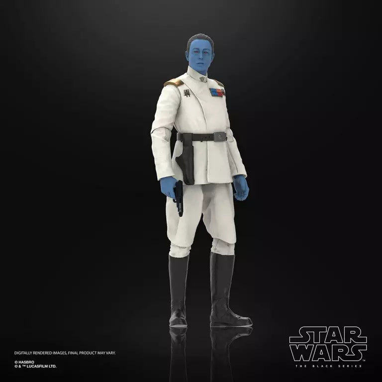 Star Wars The Black Series Ahsoka Grand Admiral Thrawn 6-Inch Action Figure (Hasbro)