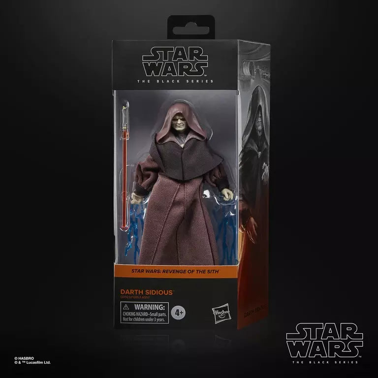 Star Wars The Black Series Revenge of the Sith Darth Sidious 6-Inch Action Figure (Hasbro)