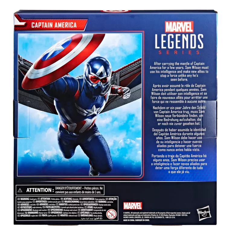 Captain America: Brave New World Marvel Legends Captain America Deluxe Action Figure (Hasbro)