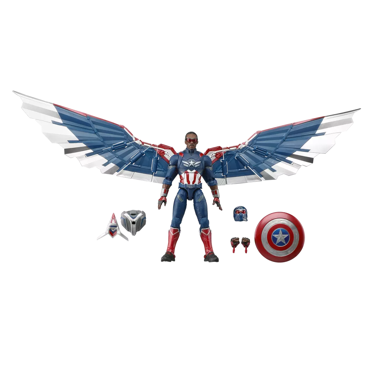 Captain America: Brave New World Marvel Legends Captain America Deluxe Action Figure (Hasbro)