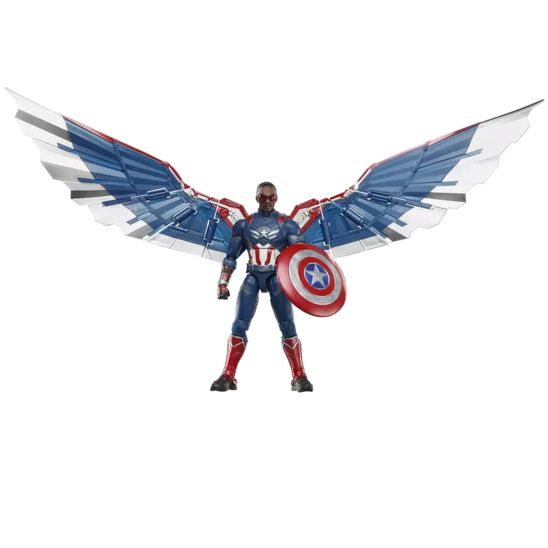 Captain America: Brave New World Marvel Legends Captain America Deluxe Action Figure (Hasbro)
