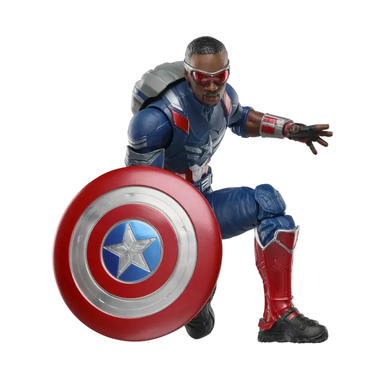Captain America: Brave New World Marvel Legends Captain America Deluxe Action Figure (Hasbro)