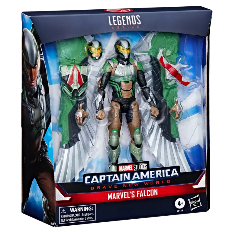 Captain America: Brave New World Marvel Legends Marvel's Falcon Deluxe Action Figure (Hasbro)