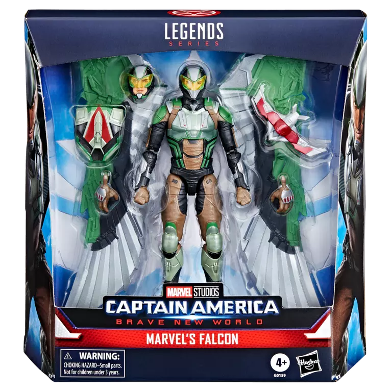 Captain America: Brave New World Marvel Legends Marvel's Falcon Deluxe Action Figure (Hasbro)