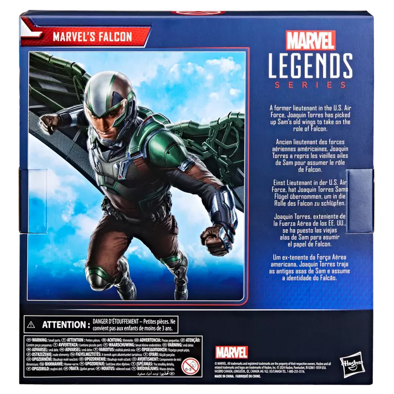 Captain America: Brave New World Marvel Legends Marvel's Falcon Deluxe Action Figure (Hasbro)